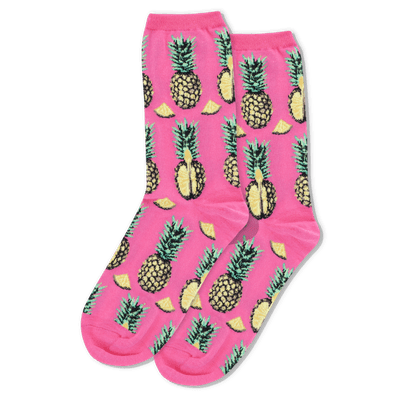 WOMEN'S PINEAPPLE CREW SOCKS