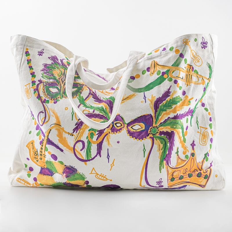 Tote – Mardi Gras Mask