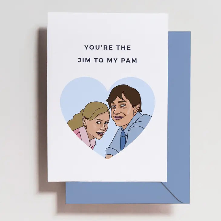 Jim + Pam Greeting Card