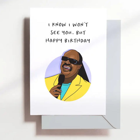 Stevie Wonder Birthday Card