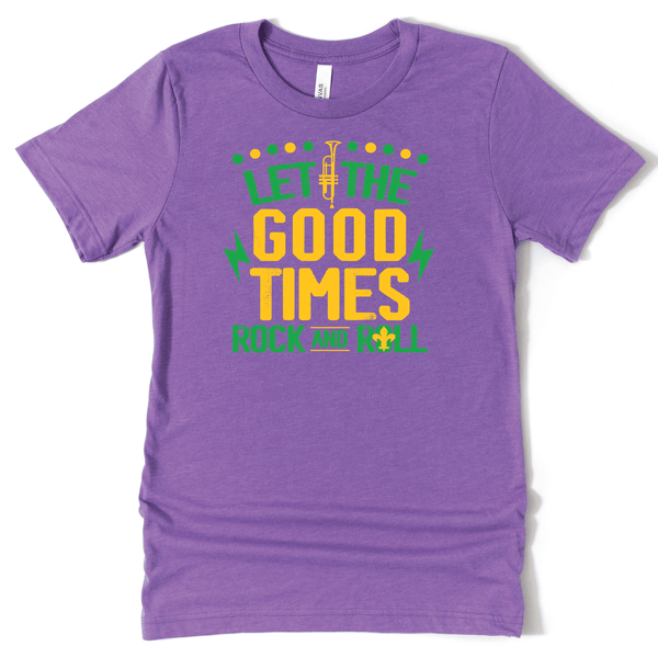 Let The Good Times Rock & Roll Mardi Gras T-Shirt
