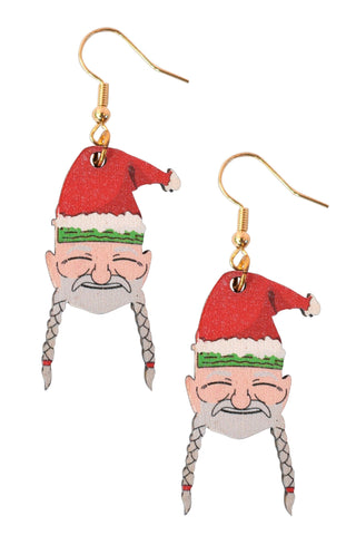 Very Willie Christmas Earrings