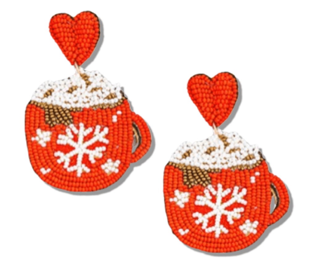 Christmas Hot Cocoa Earrings