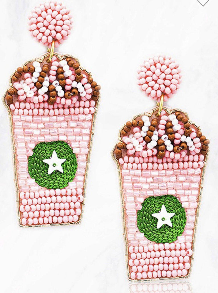 Pink Frappe Earrings