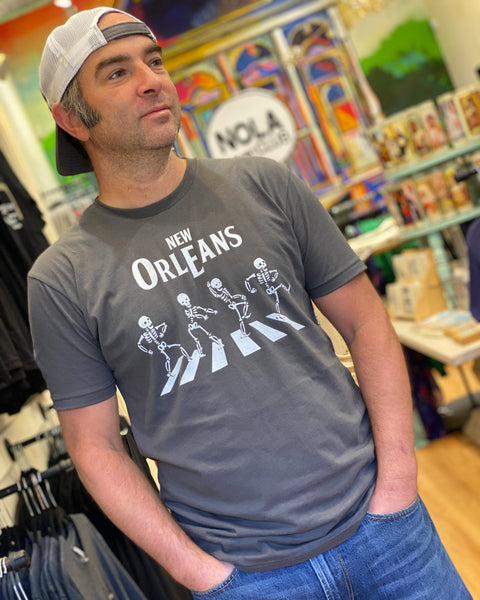 New Orleans Skeleton Beatles T-Shirt