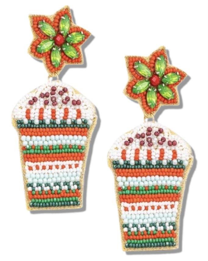 Christmas Frappe Earrings