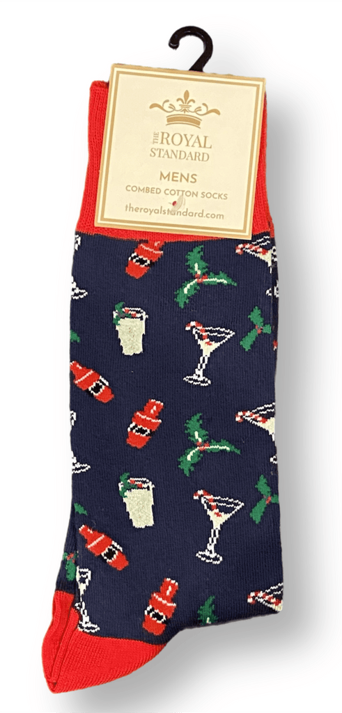 Men’s Christmas Martini Cocktail Socks