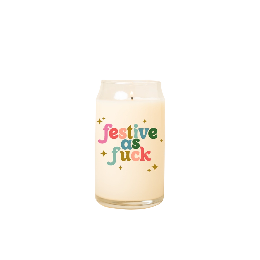 Festive As Fuck Candle