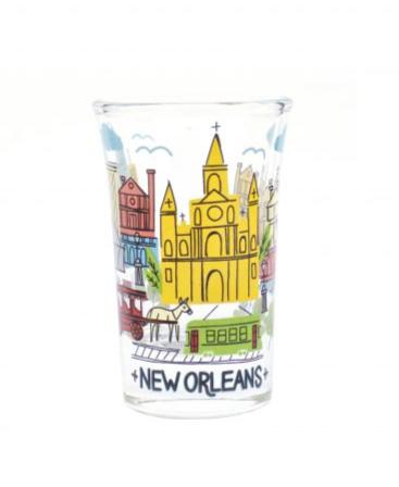 Shot Glass – Colorful Quarter