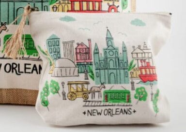 Colorful French Quarter Pouch