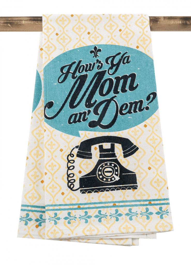 Kitchen Towel – How’s Ya Mom An Dem