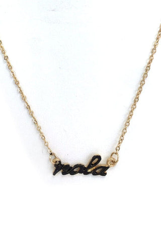Black & Gold NOLA Necklace