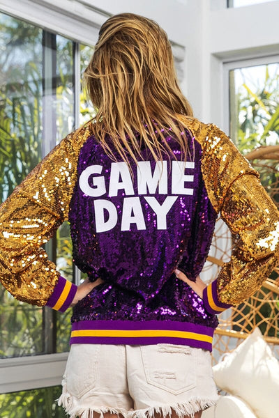 LSU Game Day Sequin Jacket