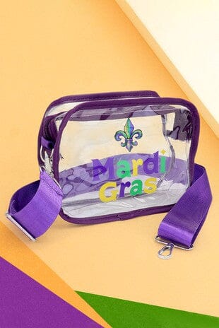 Mardi Gras Clear Bag