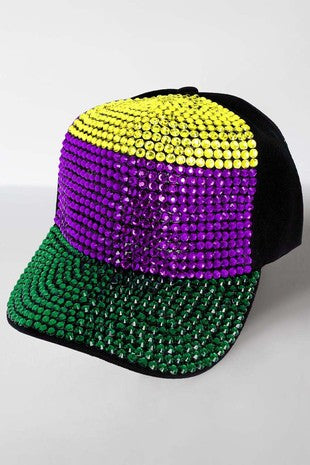 Mardi Gras Baseball Hat