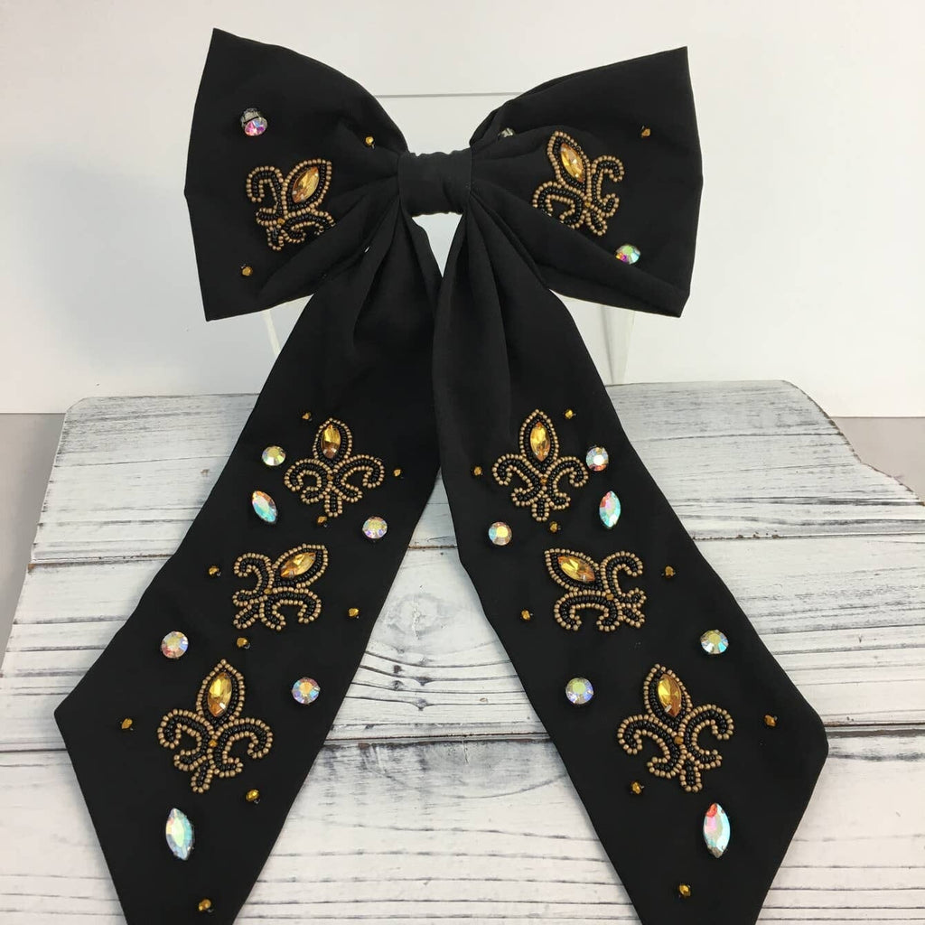 Fleur de Lis Hair Bow