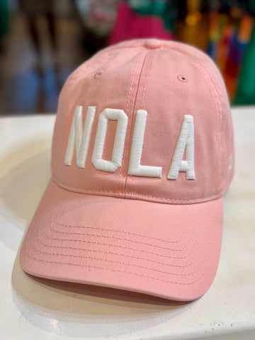 Pink NOLA Baseball Hat