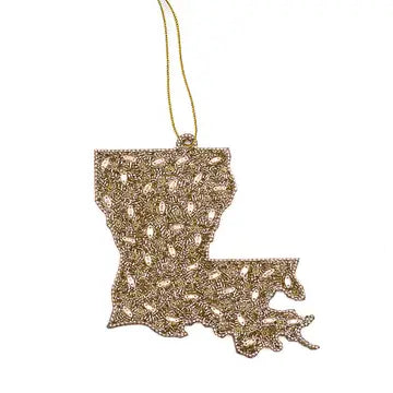 Louisiana Shaped Ornament