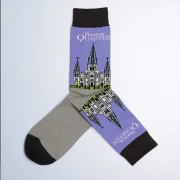 Women's St. Louis Cathedral French Quarter Crew Socks