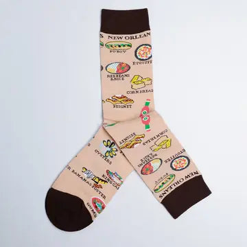 Men's New Orleans Food Tour Crew Socks