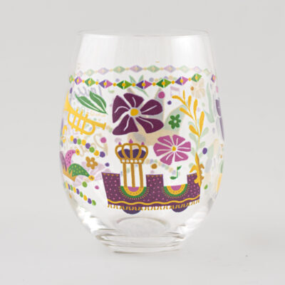 Stemless Wine Laissez M/G Flowers