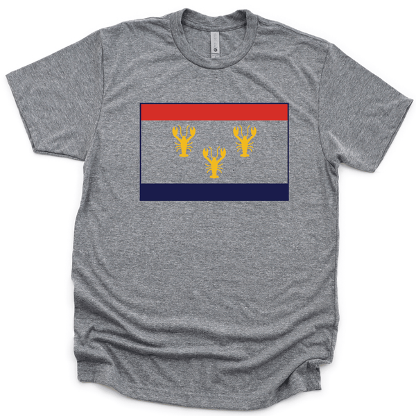 April Shirt of the Month - New Orleans Crawfish Flag T-Shirt