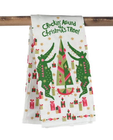 Kitchen Towel – Crockin Around the Christmas Tree