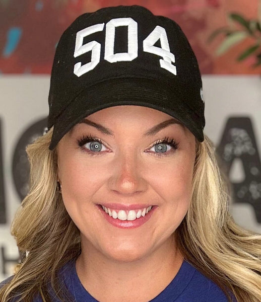 504 Black Baseball Hat