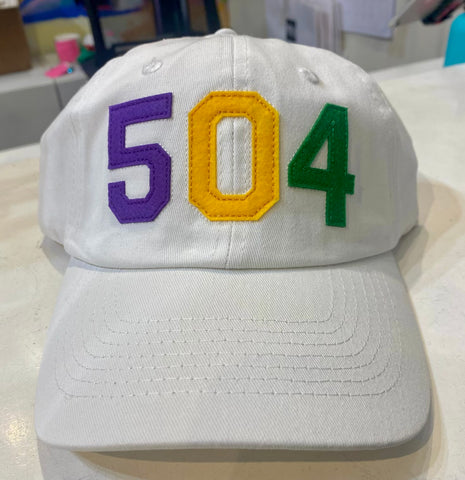 504 Mardi Gras Color Baseball Hat