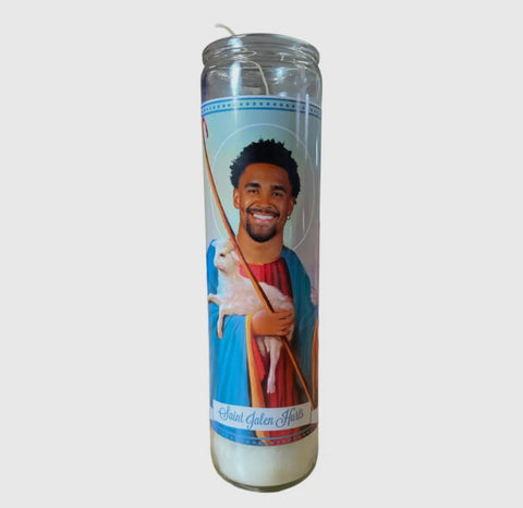 Jalen Hurts Candle