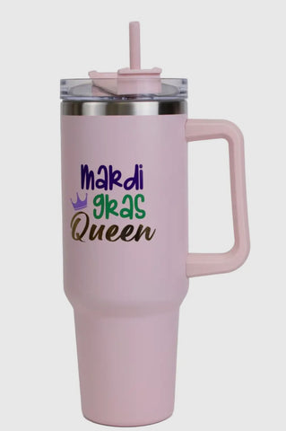 Mardi Gras Queen Tumbler