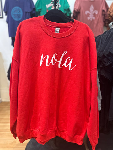 Nola Signature Sweatshirt - Red