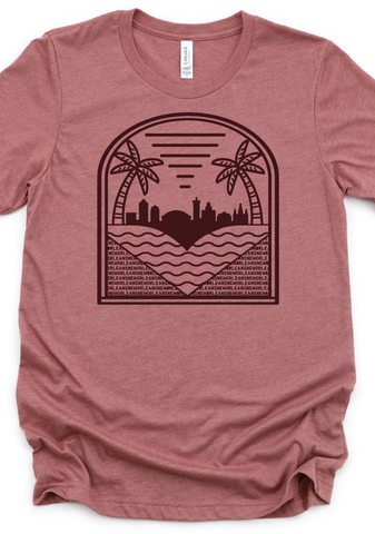 New Orleans Heart Skyline Tee