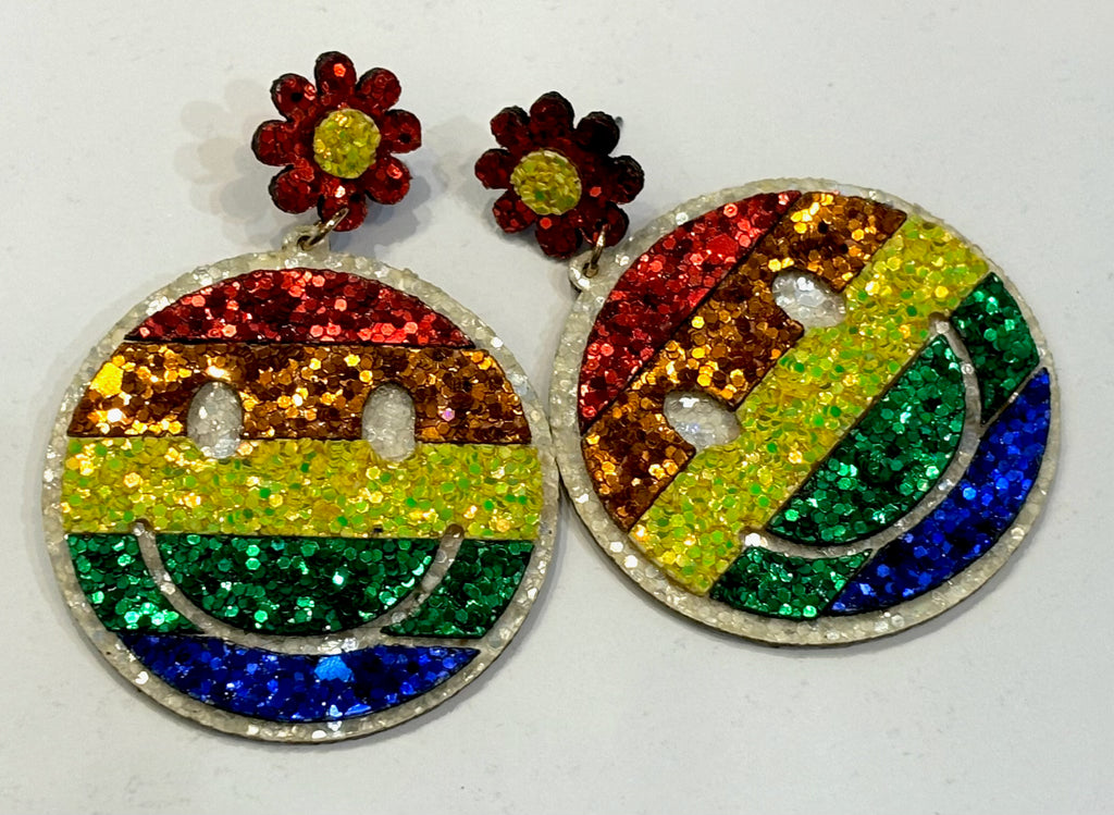 Rainbow Smile Earrings