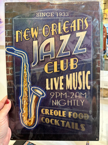 New Orleans Jazz Club Music Artwork