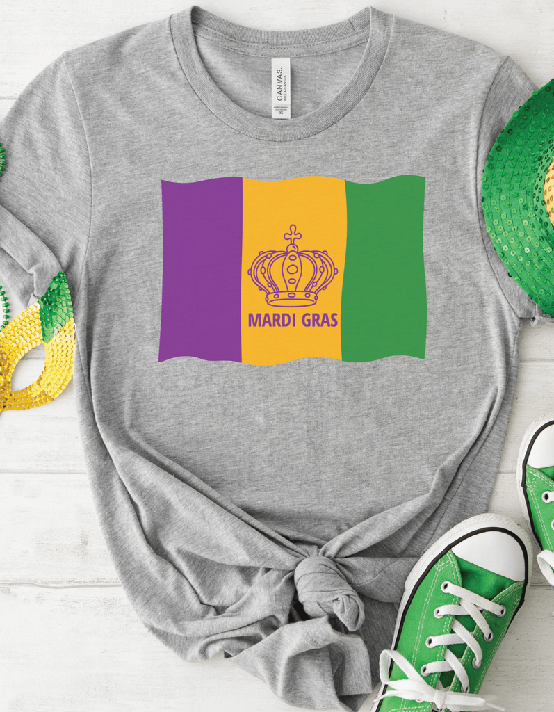 Mardi Gras Flag T-Shirt