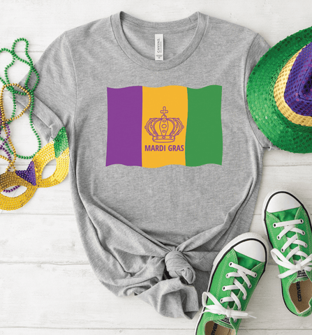 Mardi Gras Flag T-Shirt