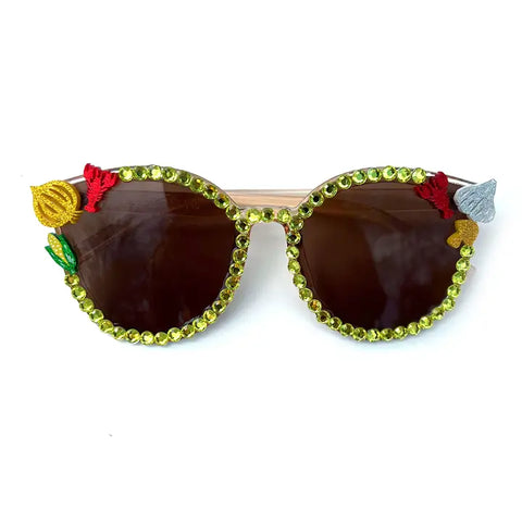 Crawfish Boil Women's Sunglasses - Green