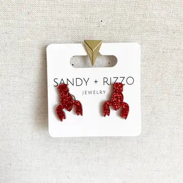 Crawfish Stud Earrings