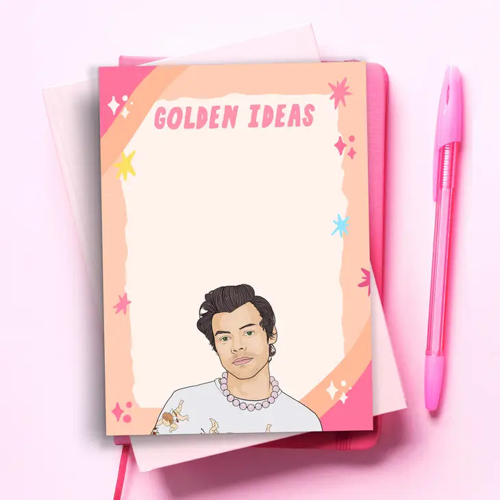 Harry Styles Notepad - Pop Culture To Do List Planner