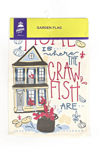 Garden Flag – Home is Where the Crawfish are