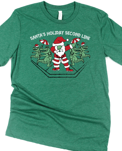 Santa's Holiday Second Line T-Shirt