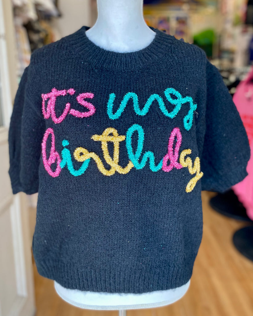 It s My Birthday Sweater New Orleans Graphic Fashion Tees and Gifts