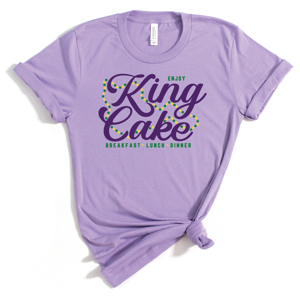 PRE-ORDER - King Cake - Breakfast Lunch Dinner T-Shirt