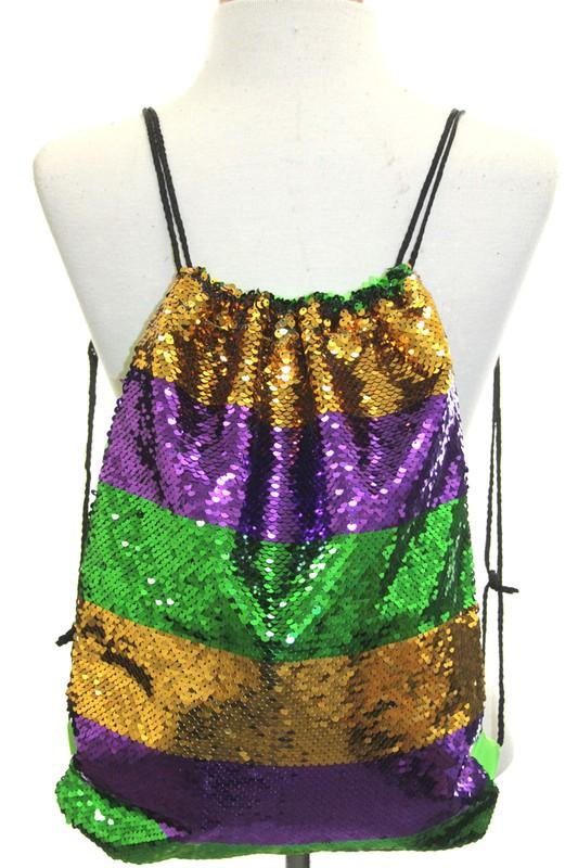 Mardi Gras Sequin Backpack