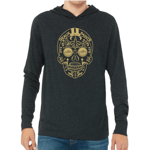 NOLA Skull - Jersey Long-Sleeve Hoodie