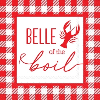 Belle of the Boil Paper Cocktail Napkin