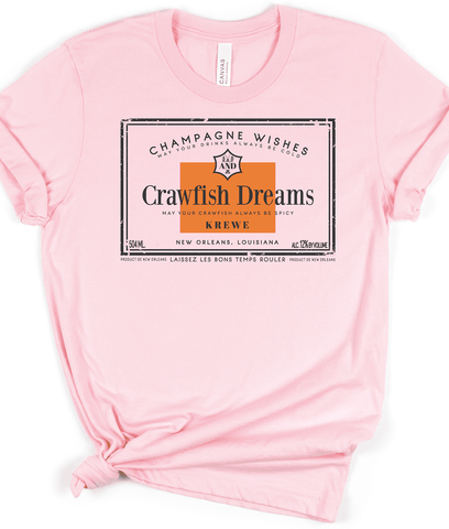Champagne Wishes and Crawfish Dreams T-Shirts