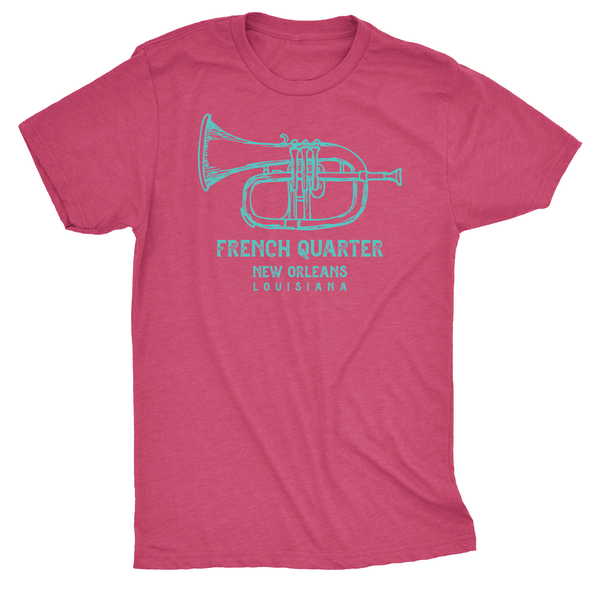 Raspberry New Orleans French Quarter T-Shirt