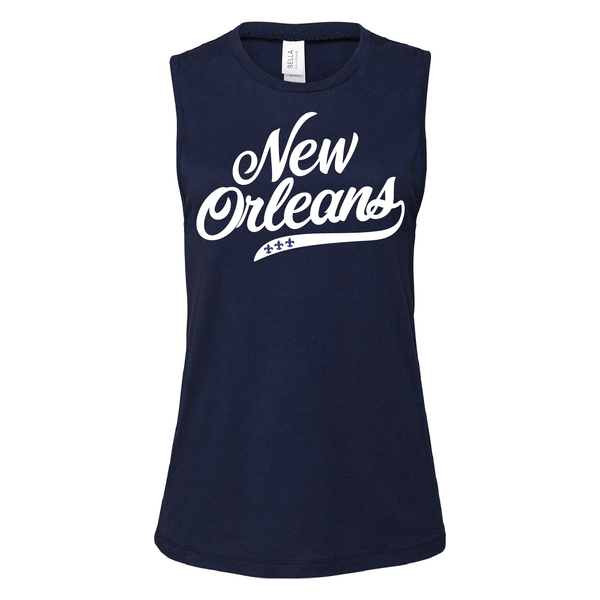 Team New Orleans Ladies' Jersey Muscle Tank